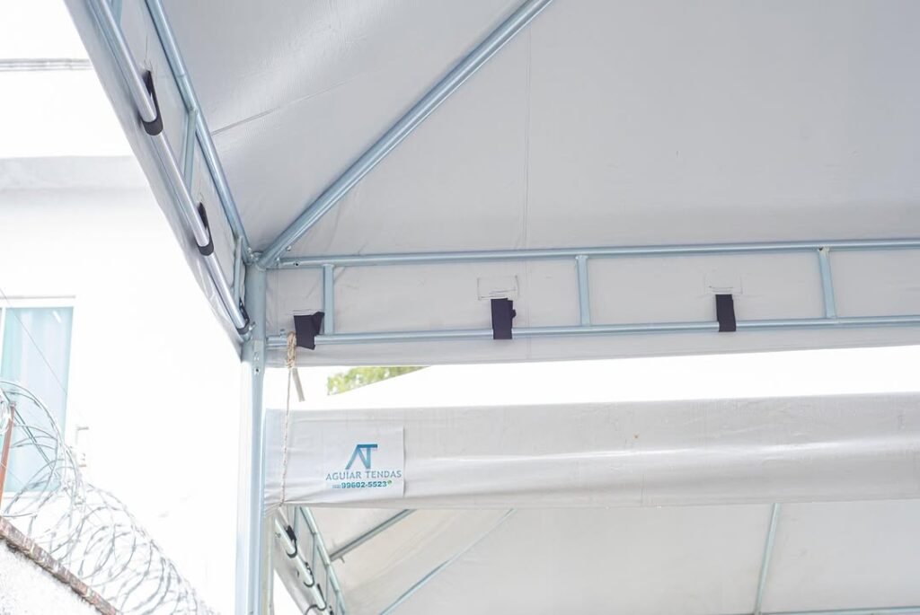 Tenda Piramidal 10x10 cobertura em lona PVC